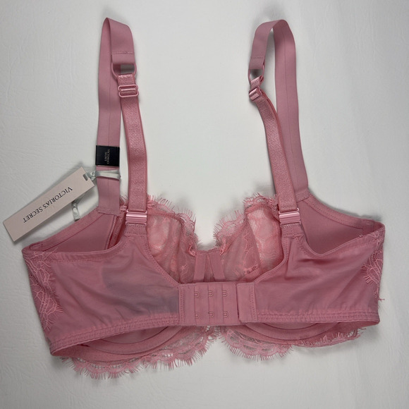 Victoria's Secret Very Sexy Shine Strap Bra Push Up Without Padding Pink 34DD - Picture 2 of 7